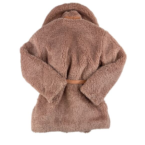 Dundas x Revolve - Stevie Teddy Coat in Blush Pink - Picture 5 of 6